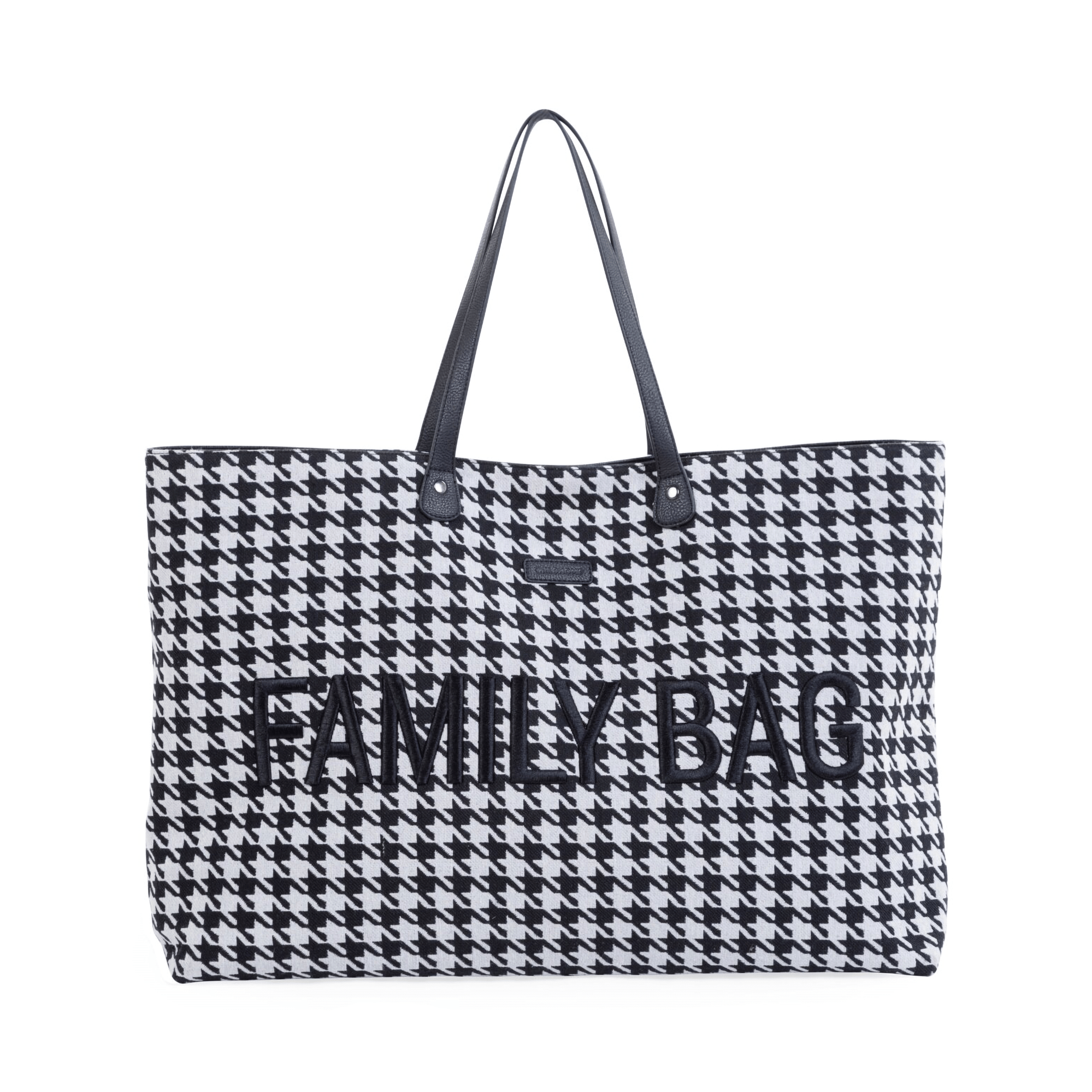 Family Bag Tragetasche Hahnentritt CHILDHOME Schwarz 2000583707660 1