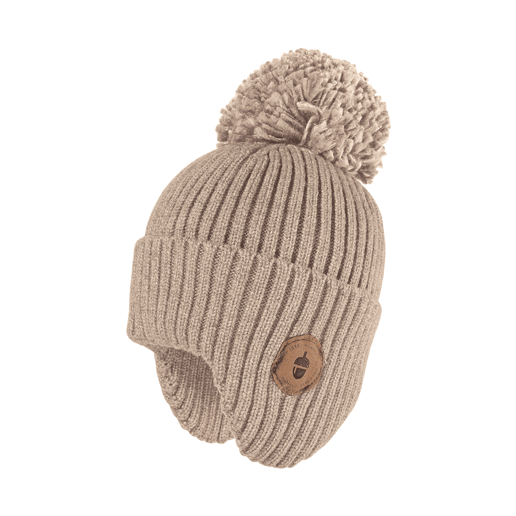 Strickmütze mit Pompon MaxiMo Beige M2000587110800 1