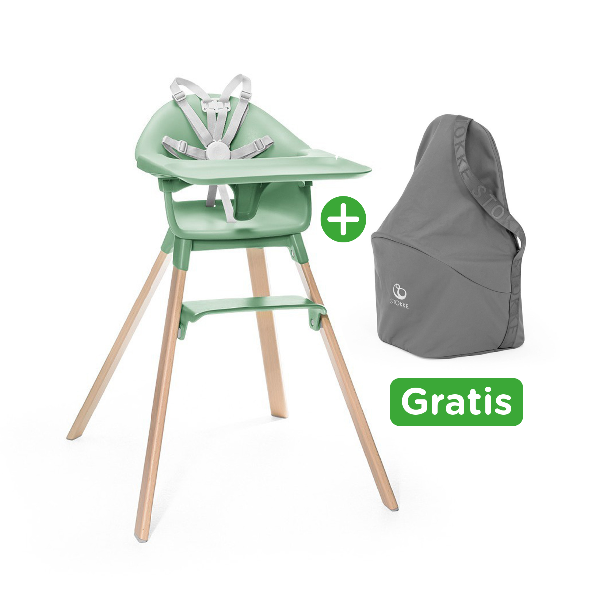 Clikk™ Hochstuhl Clover Green STOKKE Grün 2000577668106 1