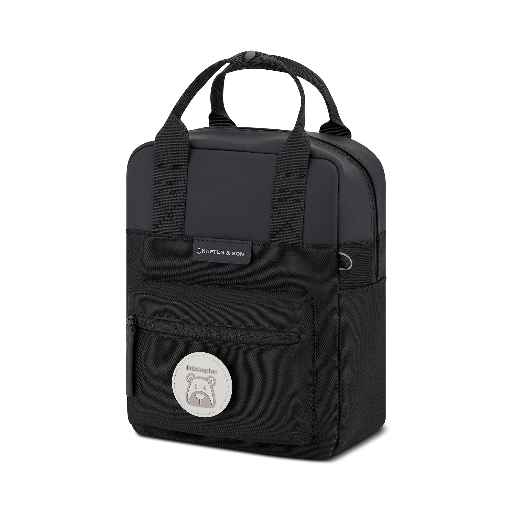 Kinderrucksack Bergen Kids All Black KAPTEN & SON Schwarz 2000588162907 1