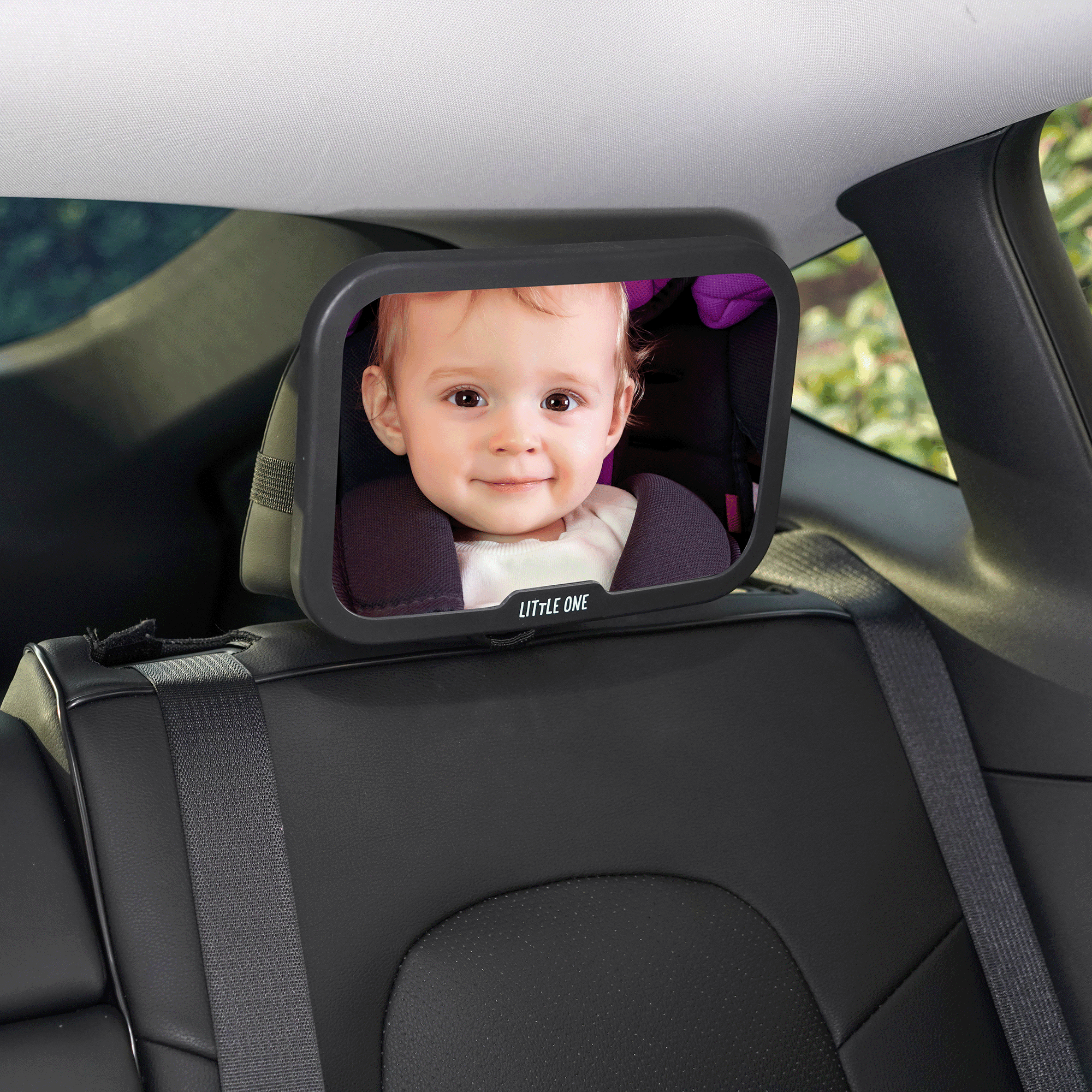 VASEN Spiegel Auto Baby mit Aufkleber Baby in Car, Baby immer im Blick,  konvexer Rückspiegel Baby