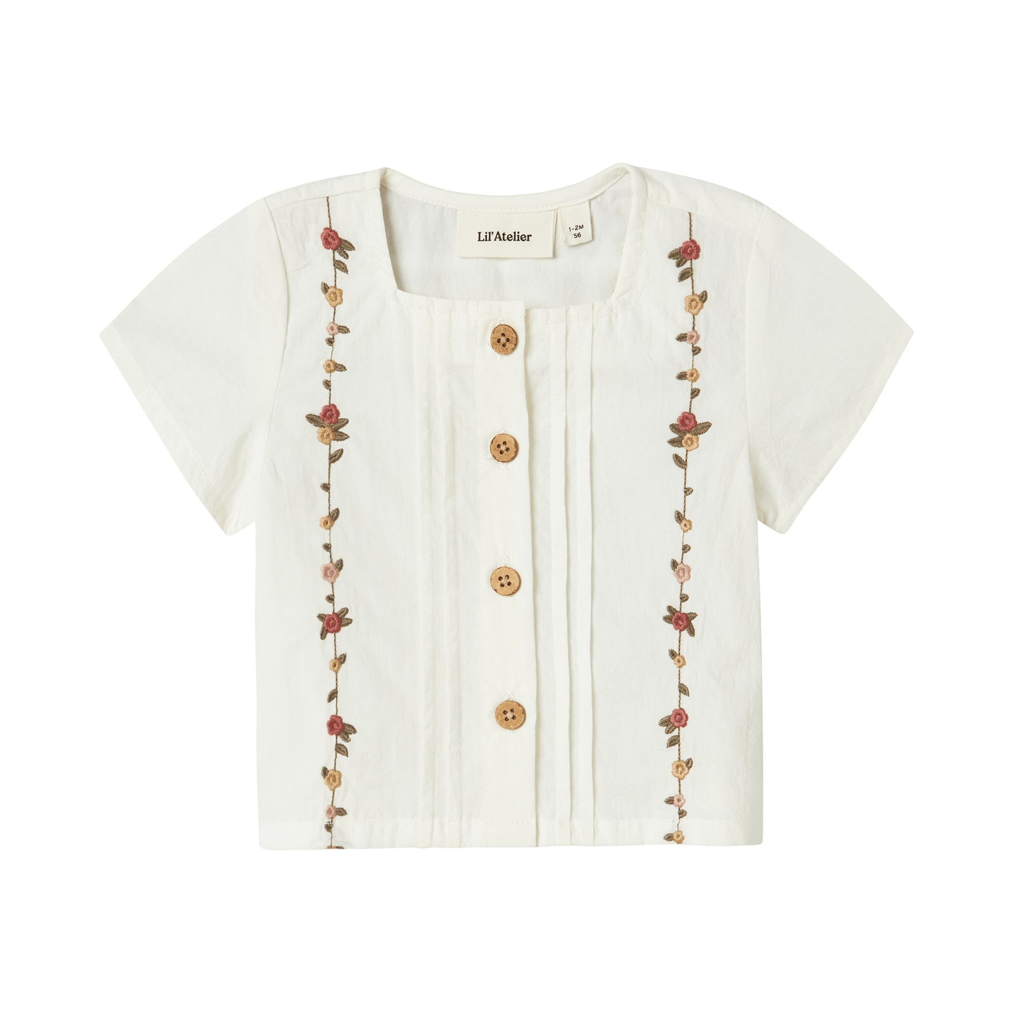 Bluse Lil' Atelier Weiß M2000587672407 1