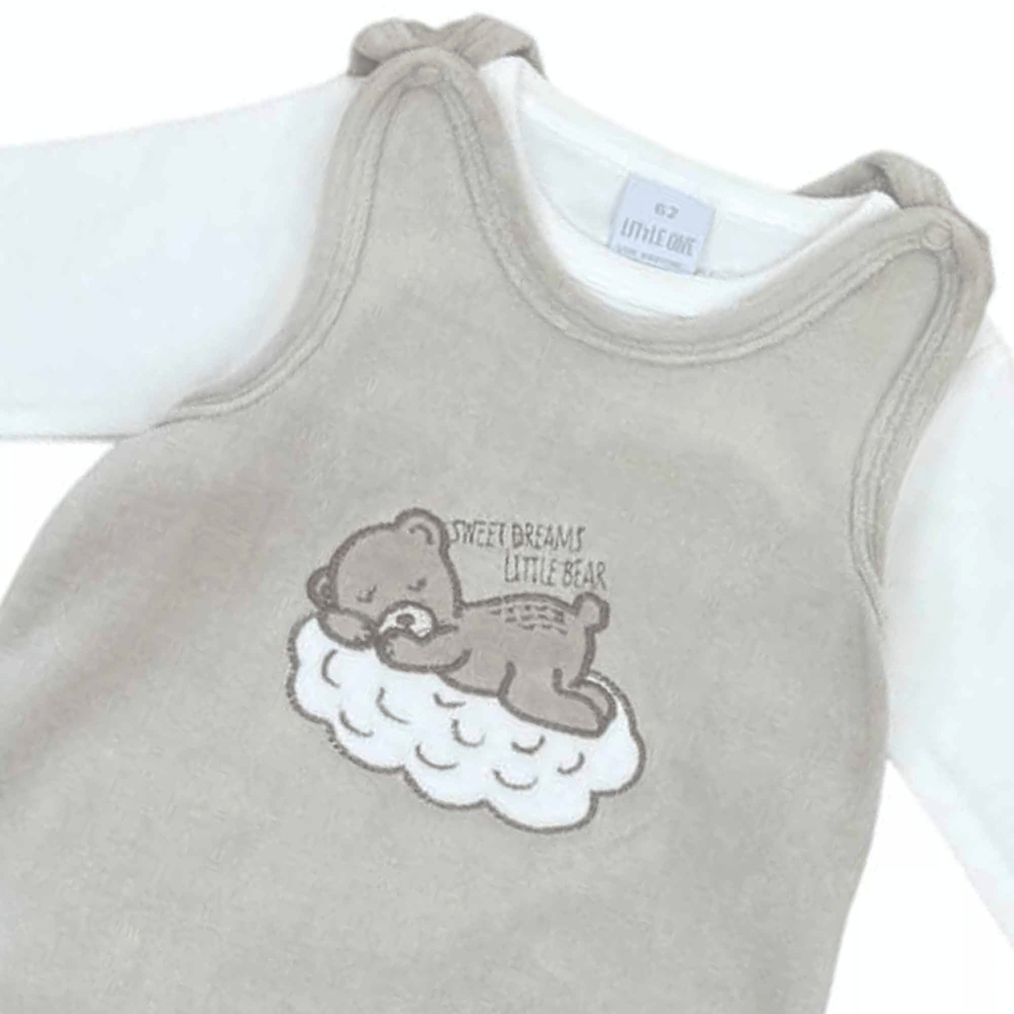 Strampler-Set Bär mit Wolke LITTLE ONE Beige M2000585025700 2