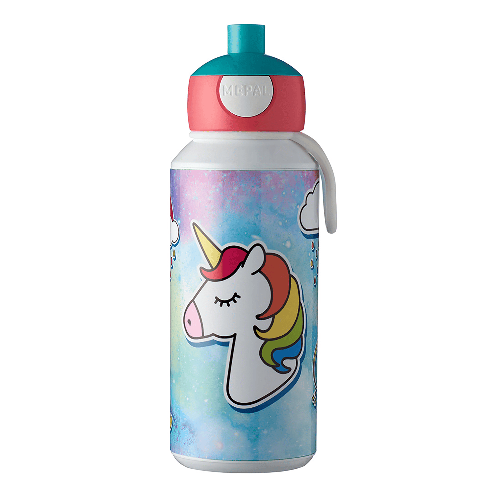 Trinkflasche Pop-Up Campus Einhorn MEPAL Blau 2000585338602 1