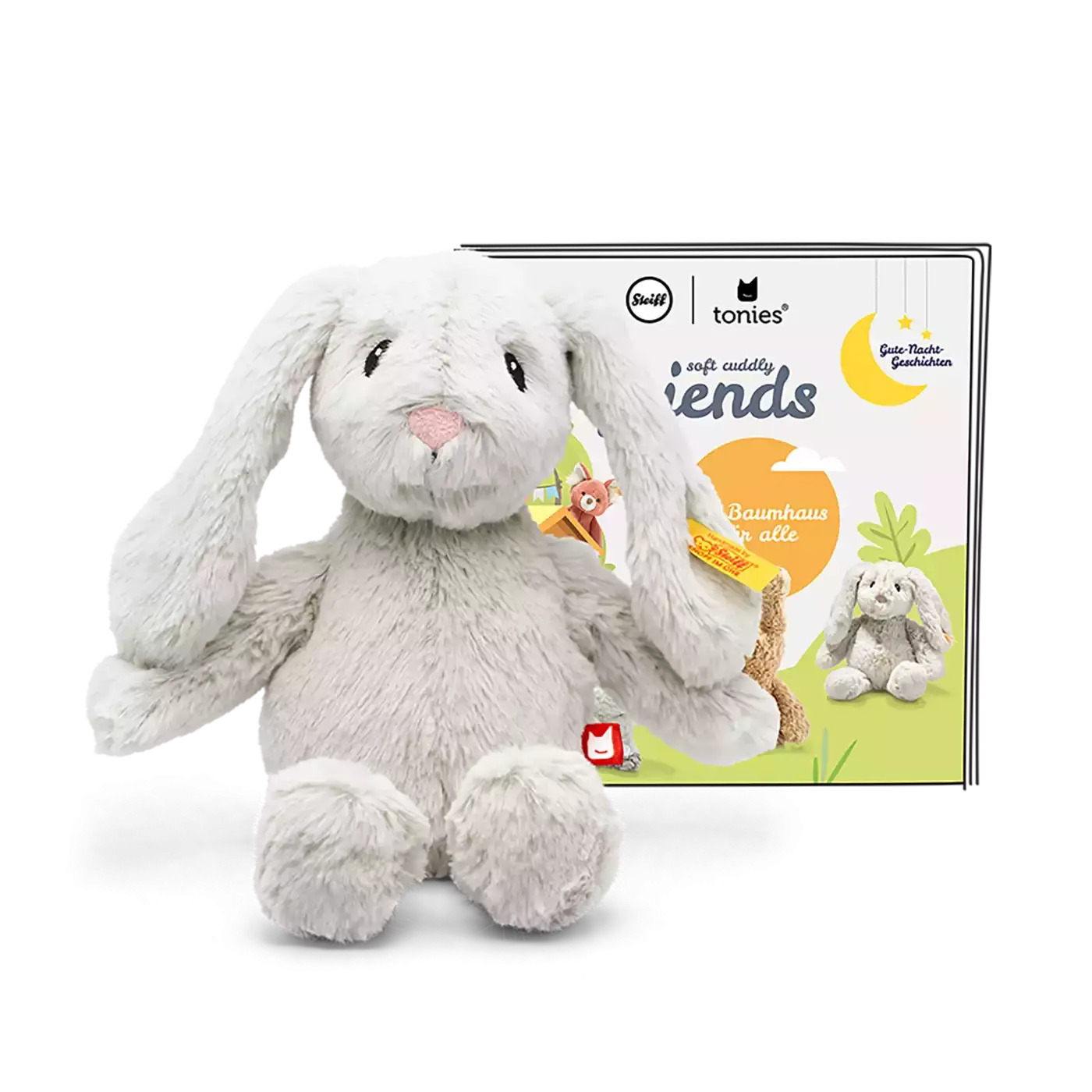 Soft Cuddly Friends mit Hörspiel - Hoppie Hase tonies Weiß 2000580785005 1