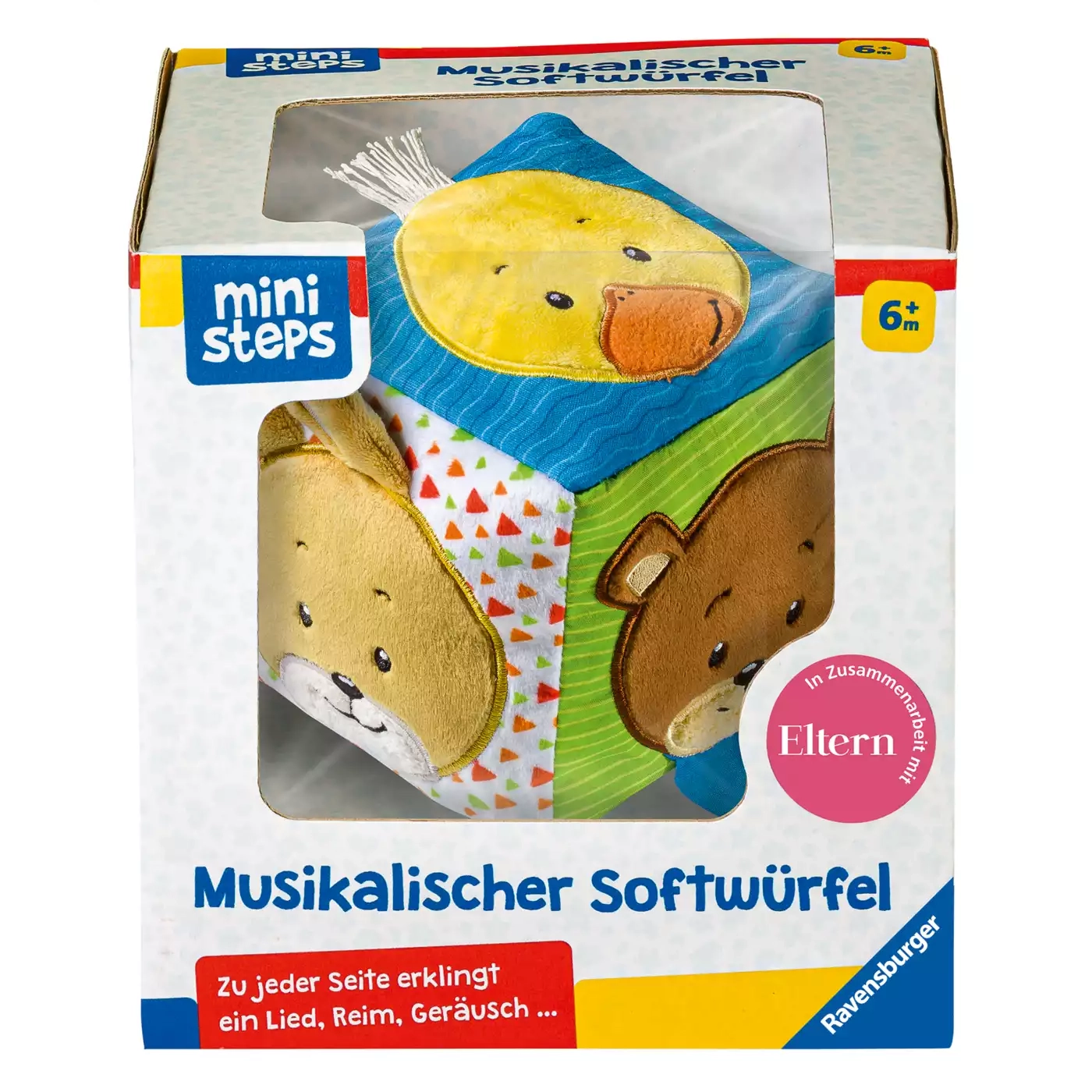Mini Steps Musikalischer Softwürfel Ravensburger Mehrfarbig 2000579697203 1