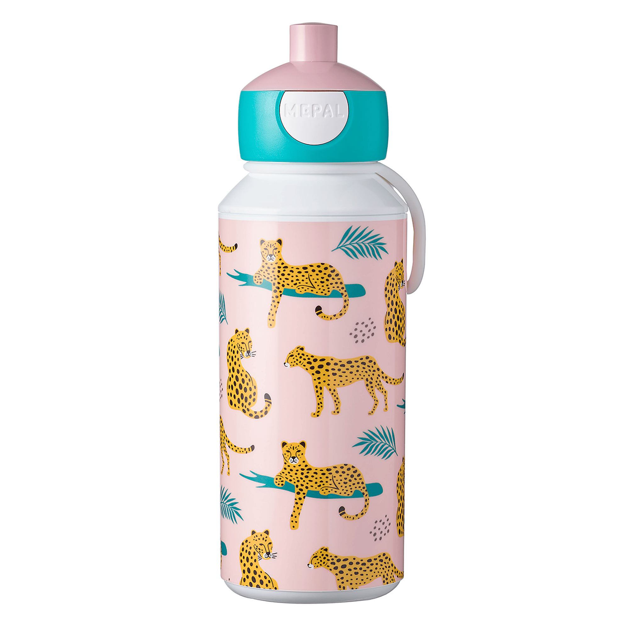 Trinkflasche Pop-Up Campus Leopard MEPAL Rosa 2000585339104 1