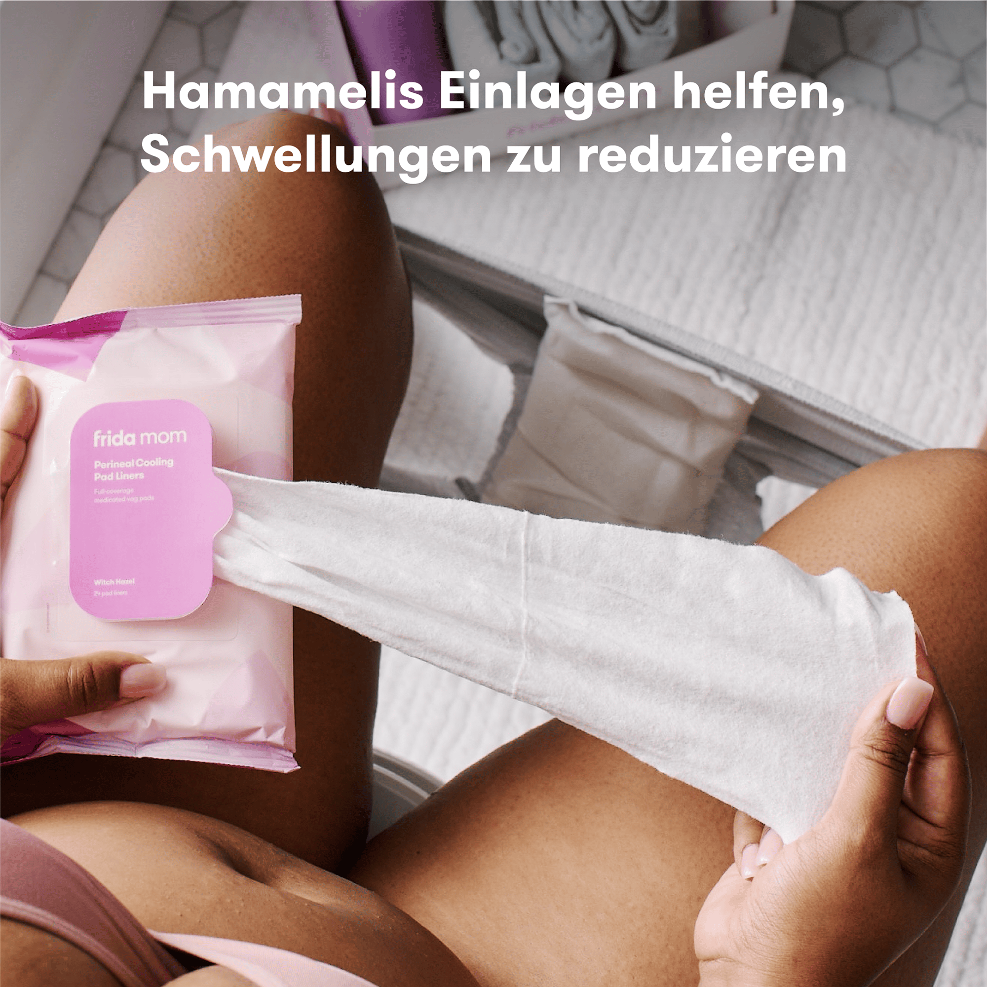 Wochenbett Intimpflege Einlagen mit Hamamelis frida Weiß 2000586965104 2