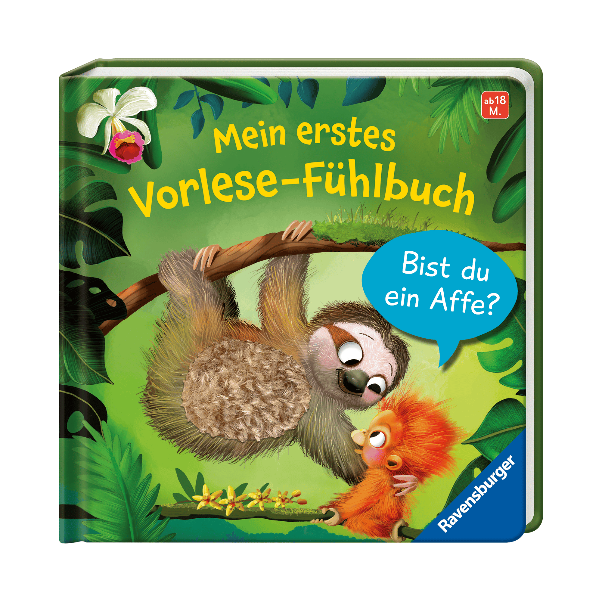 Mein erstes Vorlese-Fühlbuch: Bist du ein Affe? Ravensburger Mehrfarbig 2000584827503 1