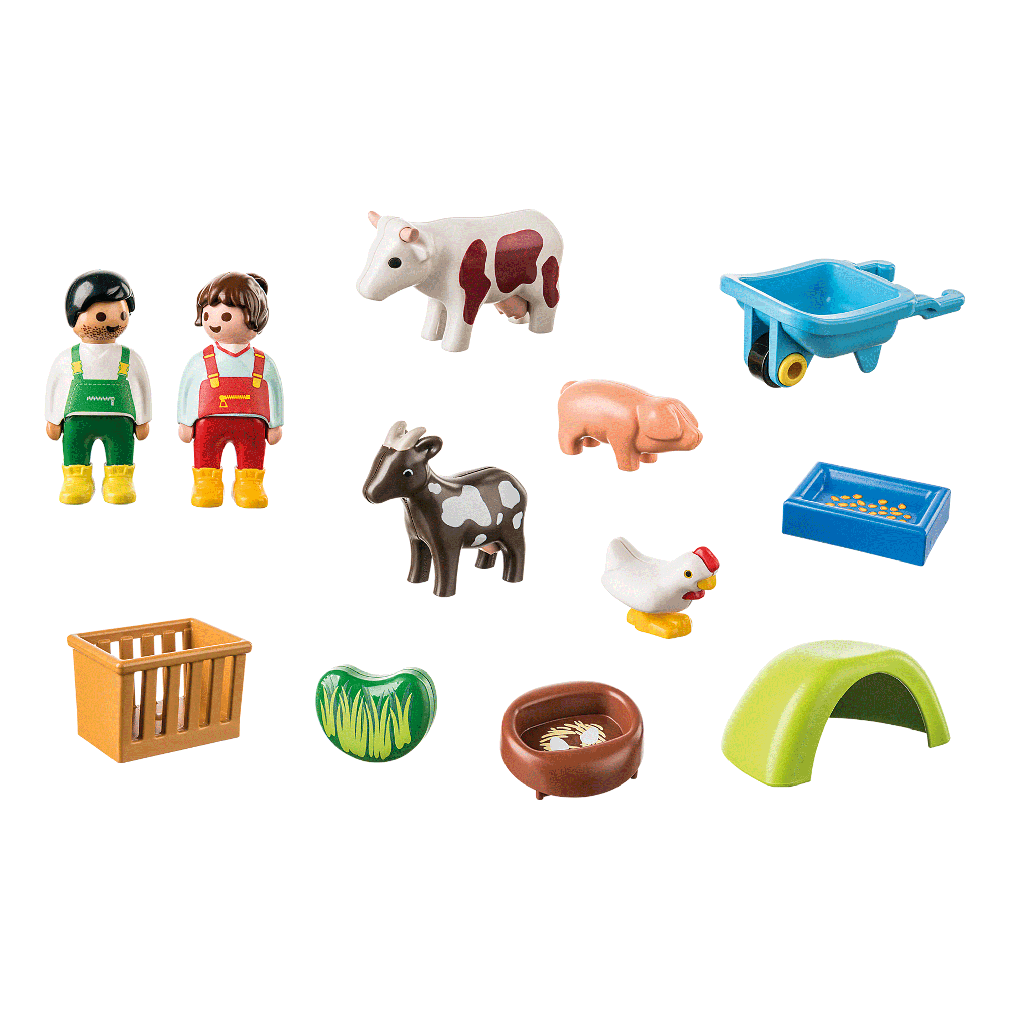 Spielspaß auf dem Bauernhof playmobil Mehrfarbig 2000583278405 2