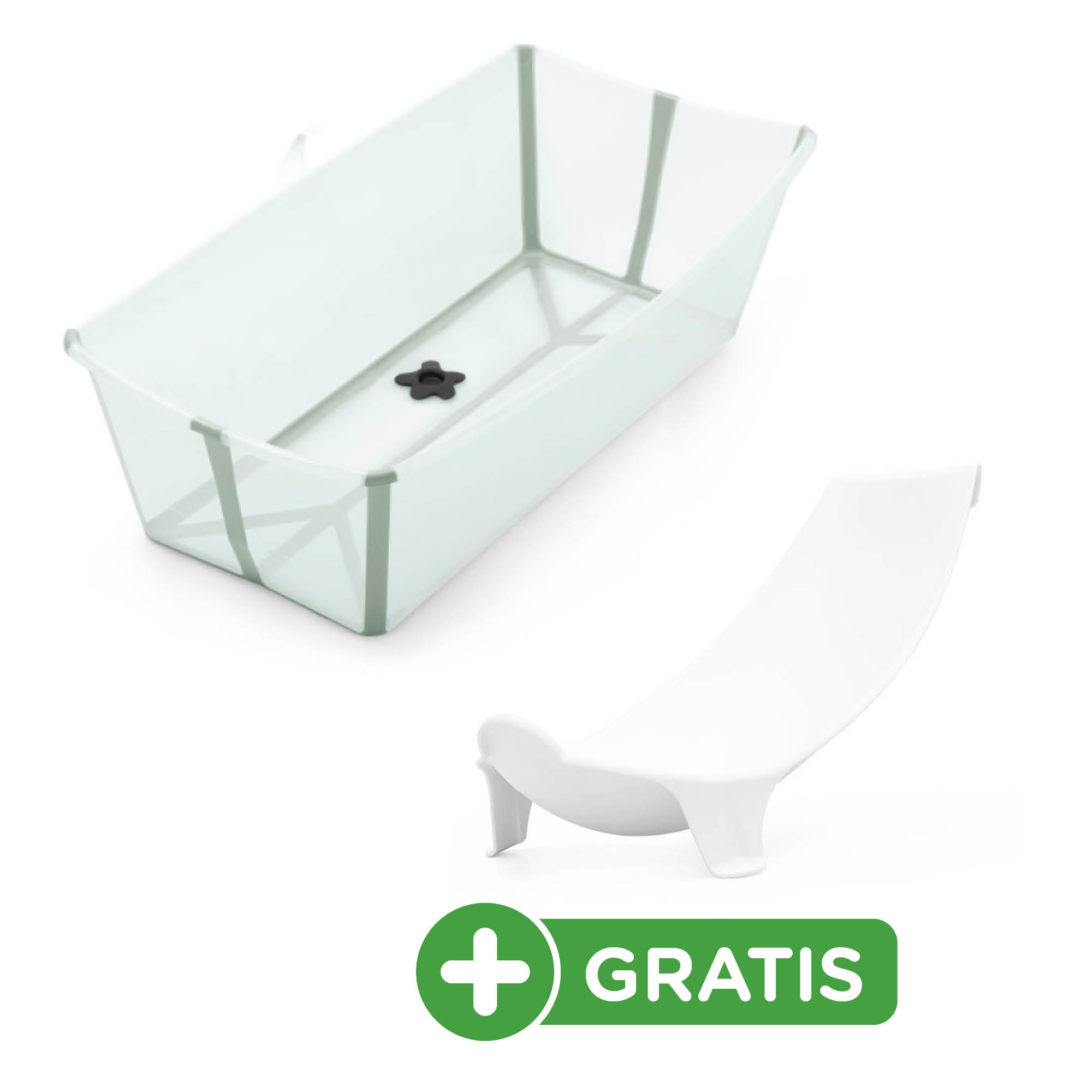 FlexiBath® XL Soft Mint mit hitzeempfindlichem Stöpsel STOKKE Grün 2000586444104 1