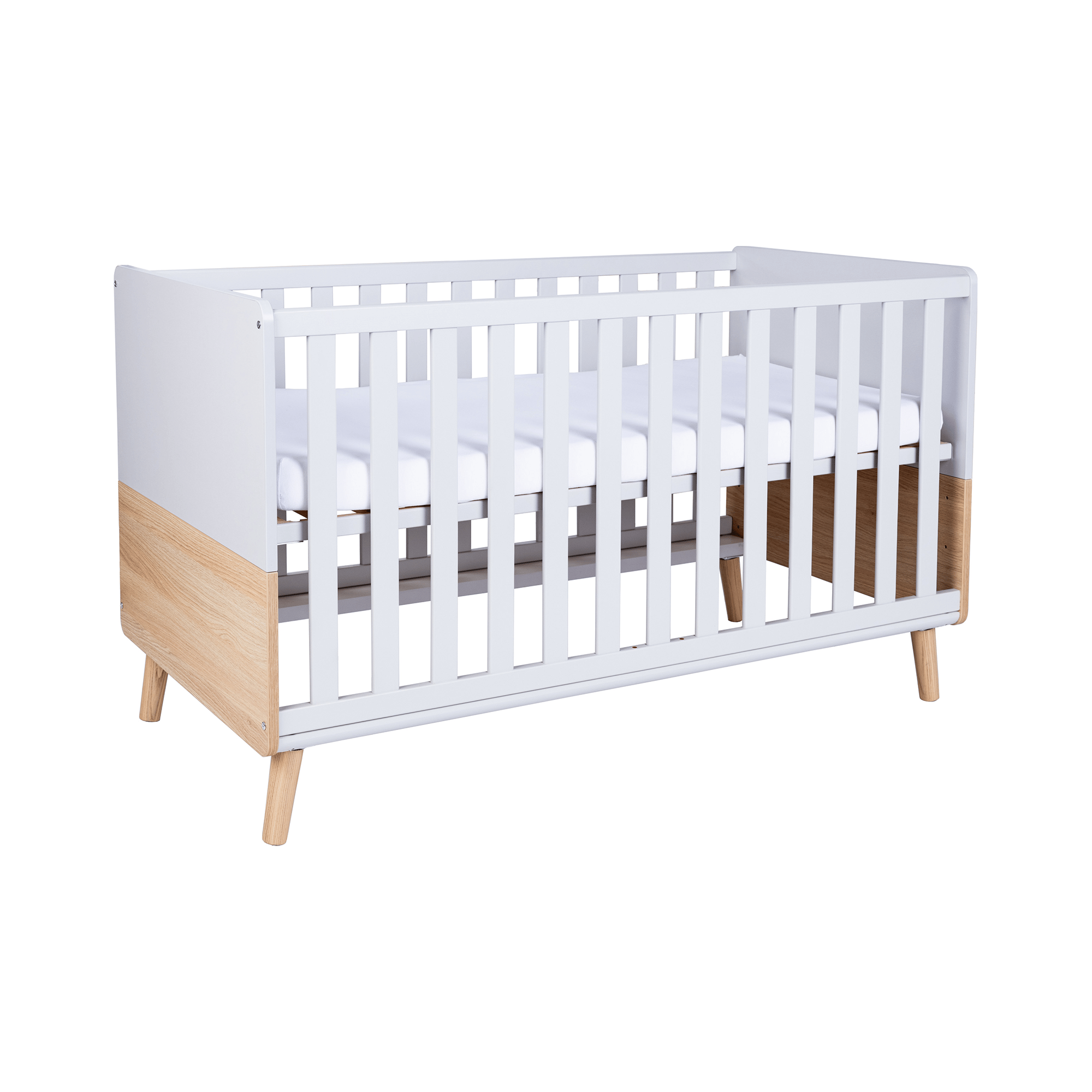 2-teiliges Spar-Set Babyzimmer Lovis mit Kommodenfüßen 92 cm für die breite Wickelkommode Arthur Berndt Grau 9000000000765 2