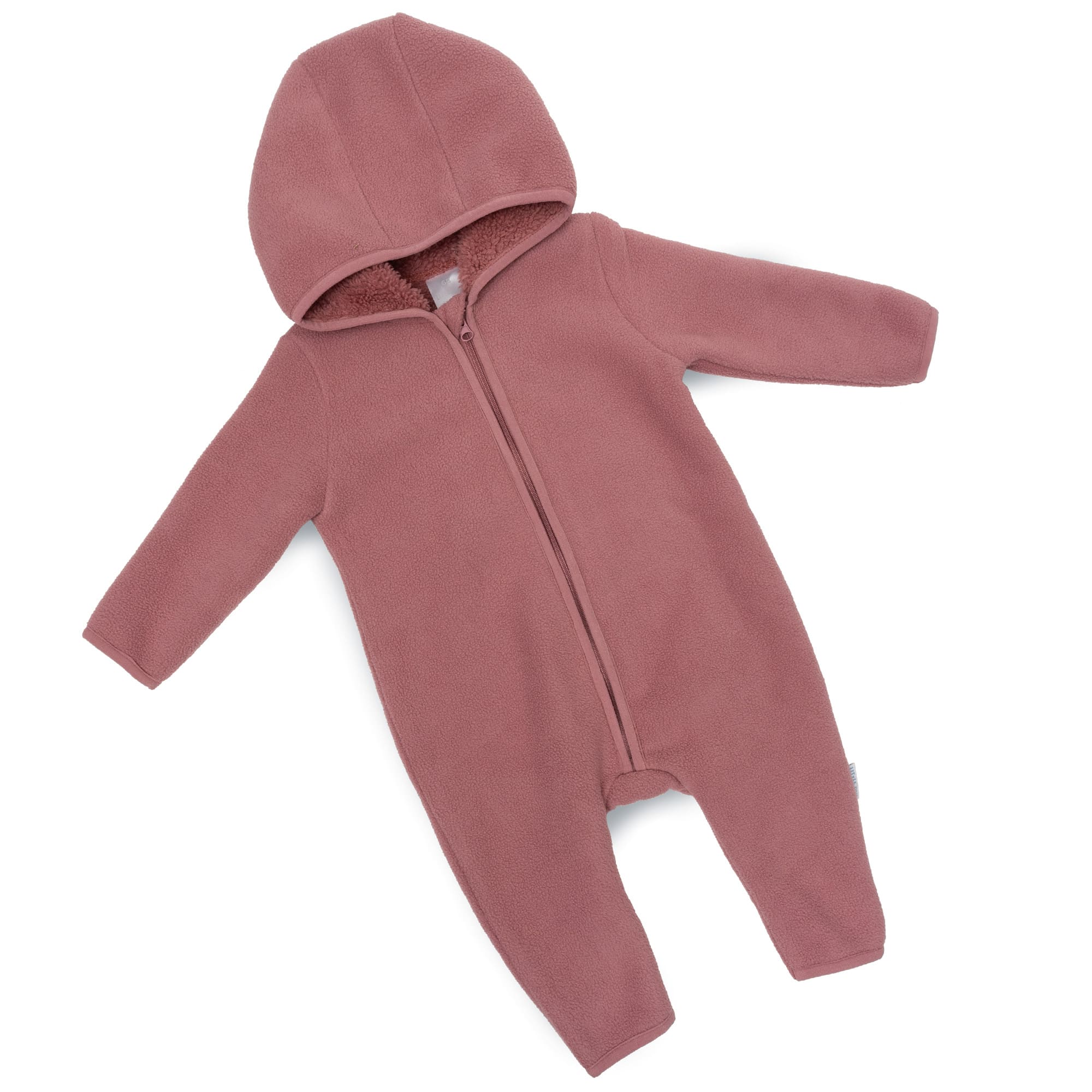 Fleece-Kapuzenoverall LITTLE ONE Rosa M2000587006004 1