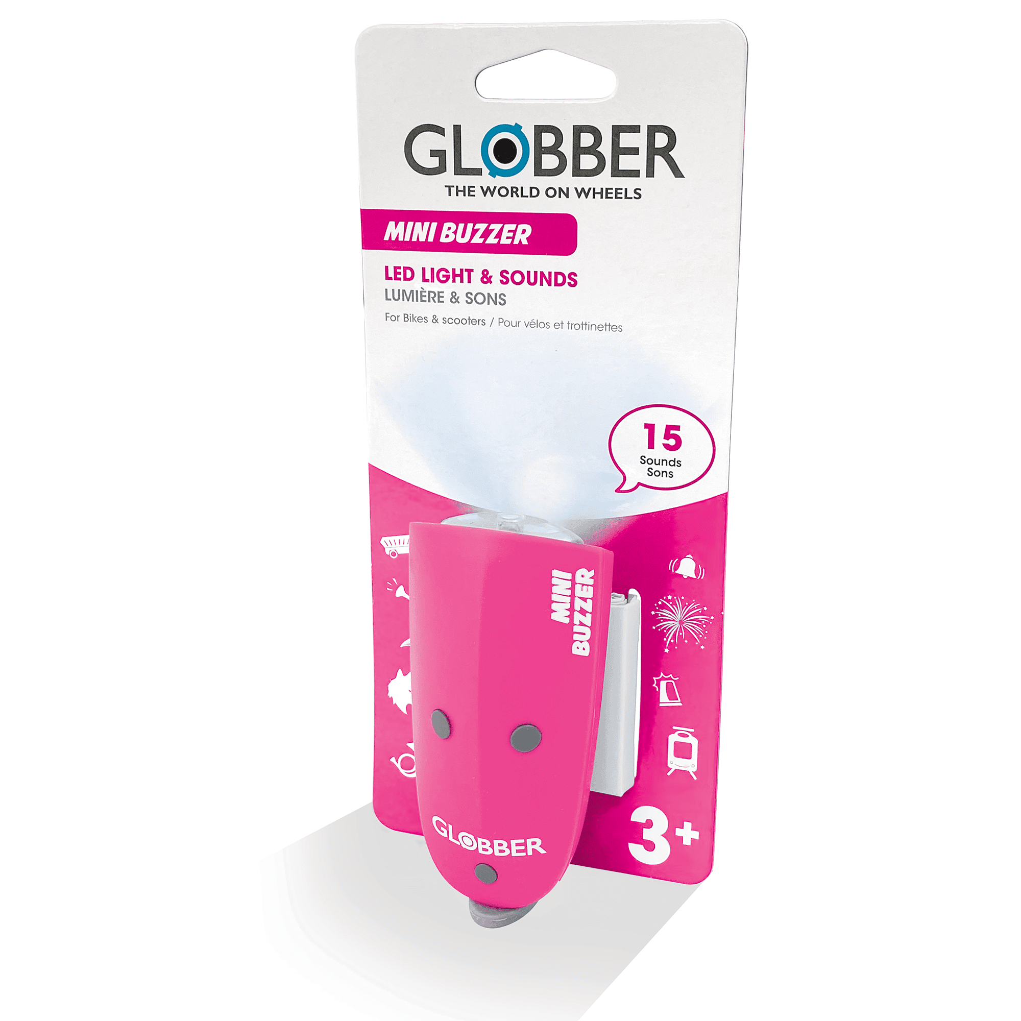 Mini Buzzer GLOBBER Pink 2000584837007 2