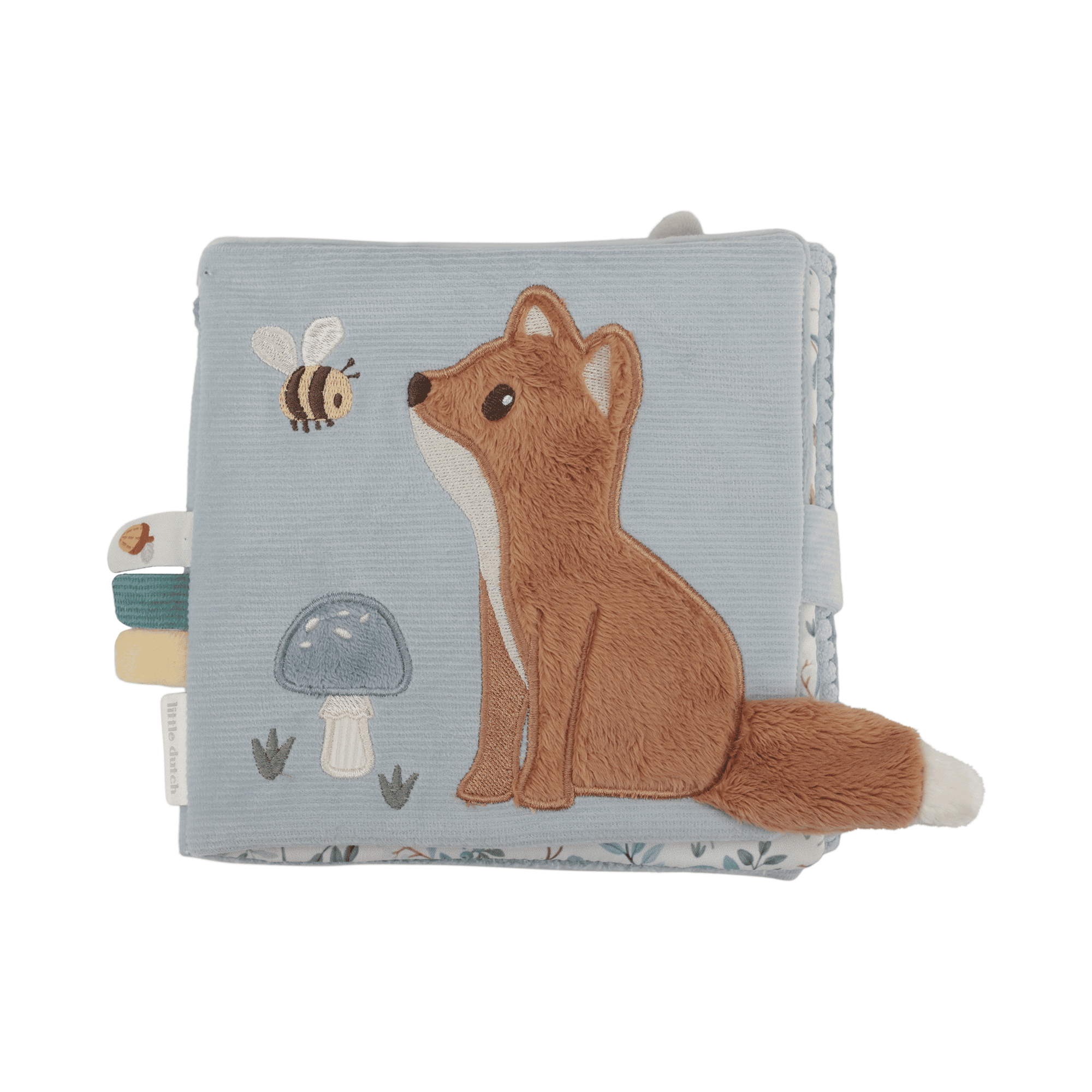 Stoffbuch mit Aktivitäten Forest Friends LITTLE DUTCH Blau 2000587389800 1