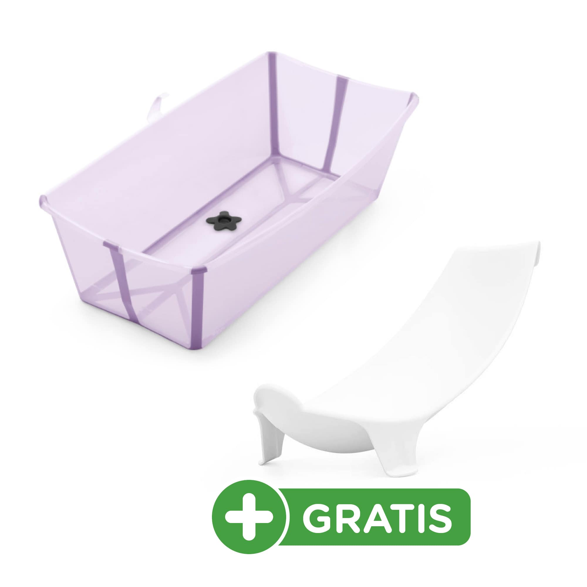 Flexi Bath® XL Lavender mit hitzeempfindlichem Stöpsel STOKKE Lila 2000582515839 1