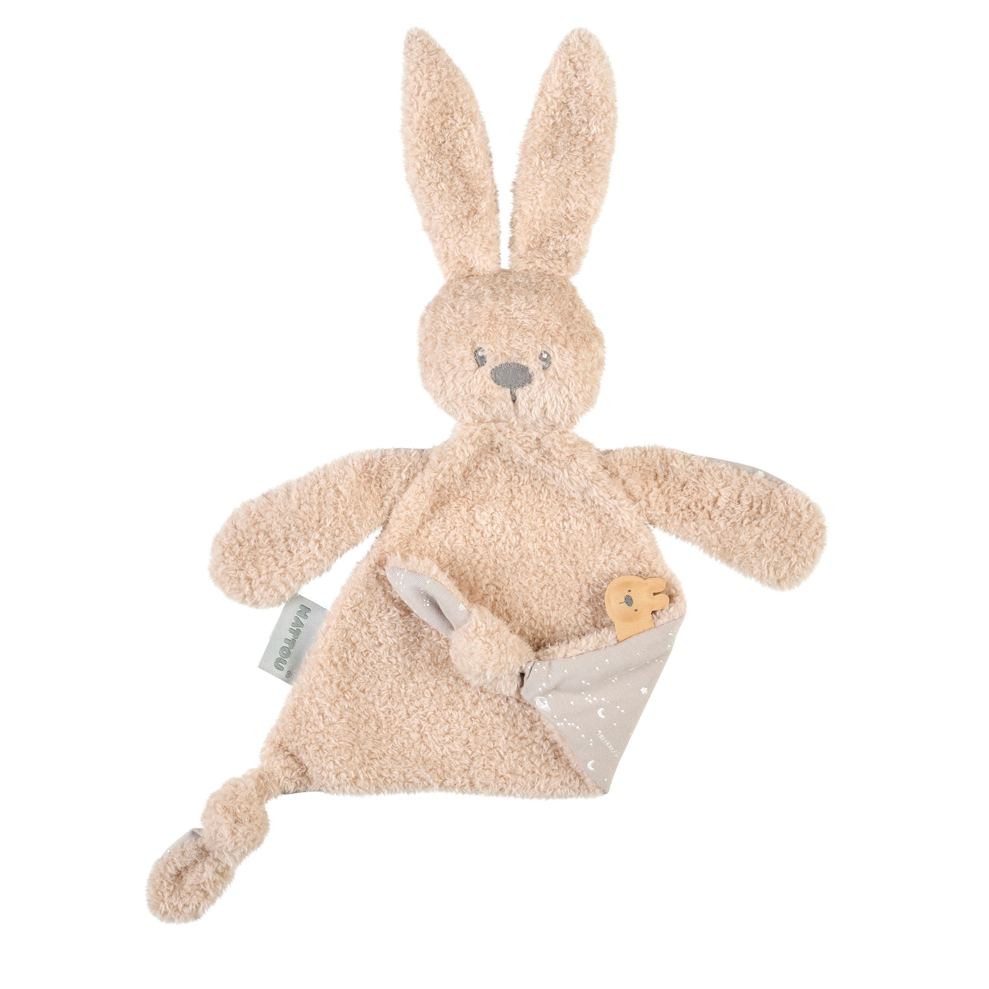 Dreieck-Kuscheltuch Lapidou Hase Nattou Braun 2000586752704 1