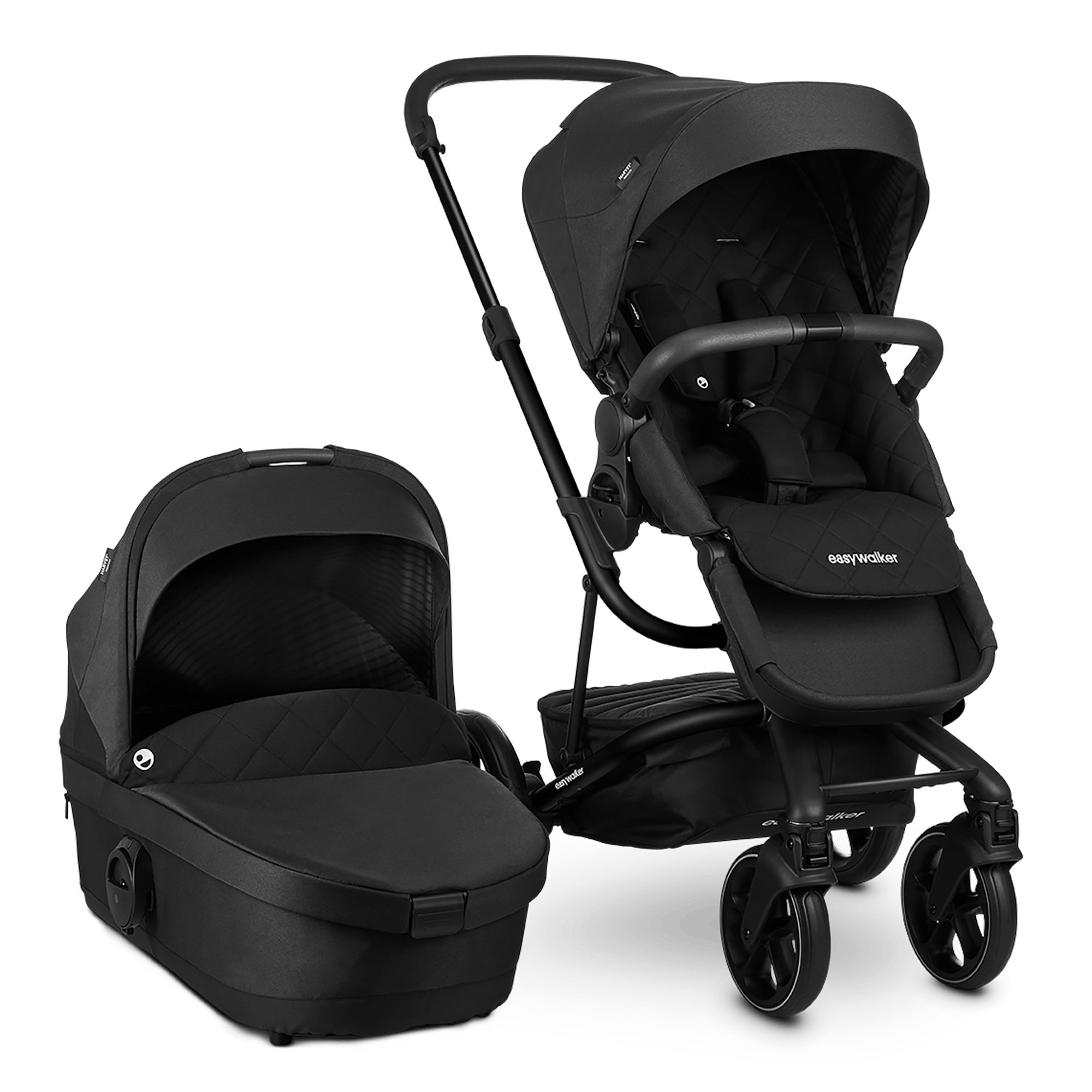 Set Harvey³ Premium Jet Black All Black mit Wanne easywalker Schwarz 9000000000050 1