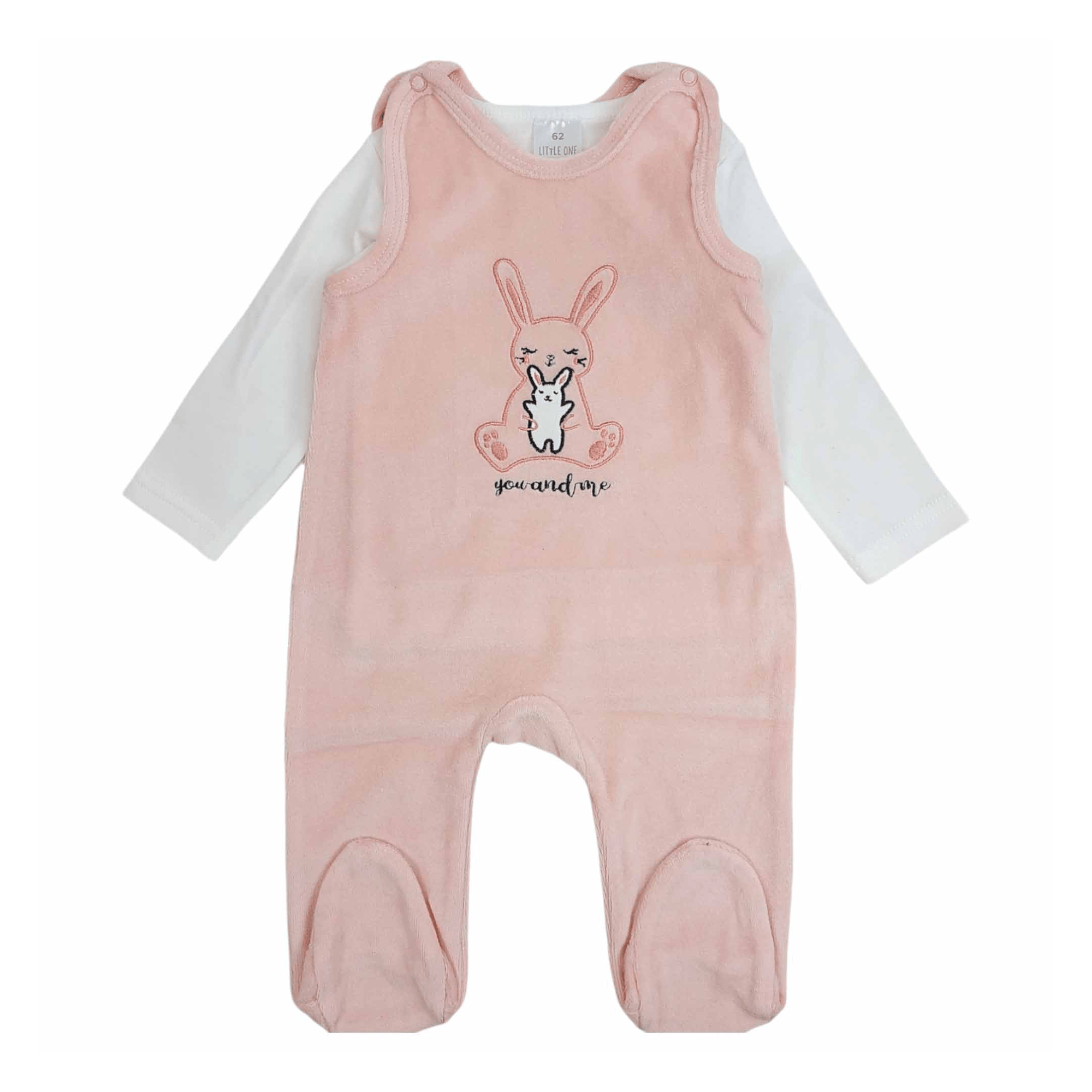 Nicky-Strampler Hase LITTLE ONE Rosa M2000587498809 1