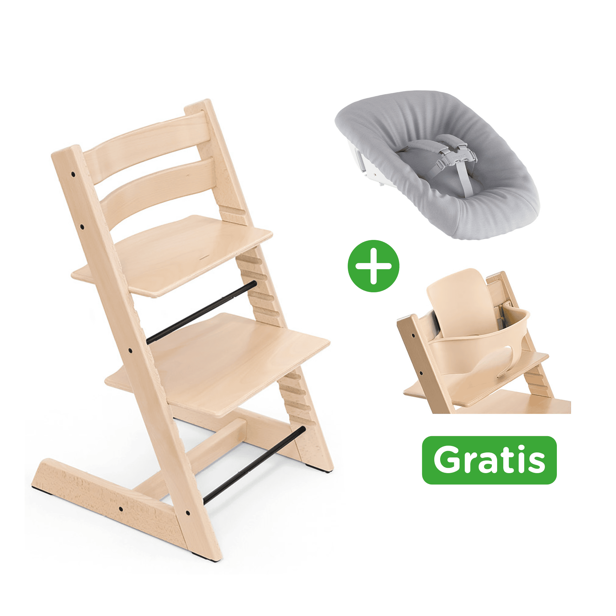 Trio Set Tripp Trapp® Buche Natural STOKKE Beige 9000000000415 1