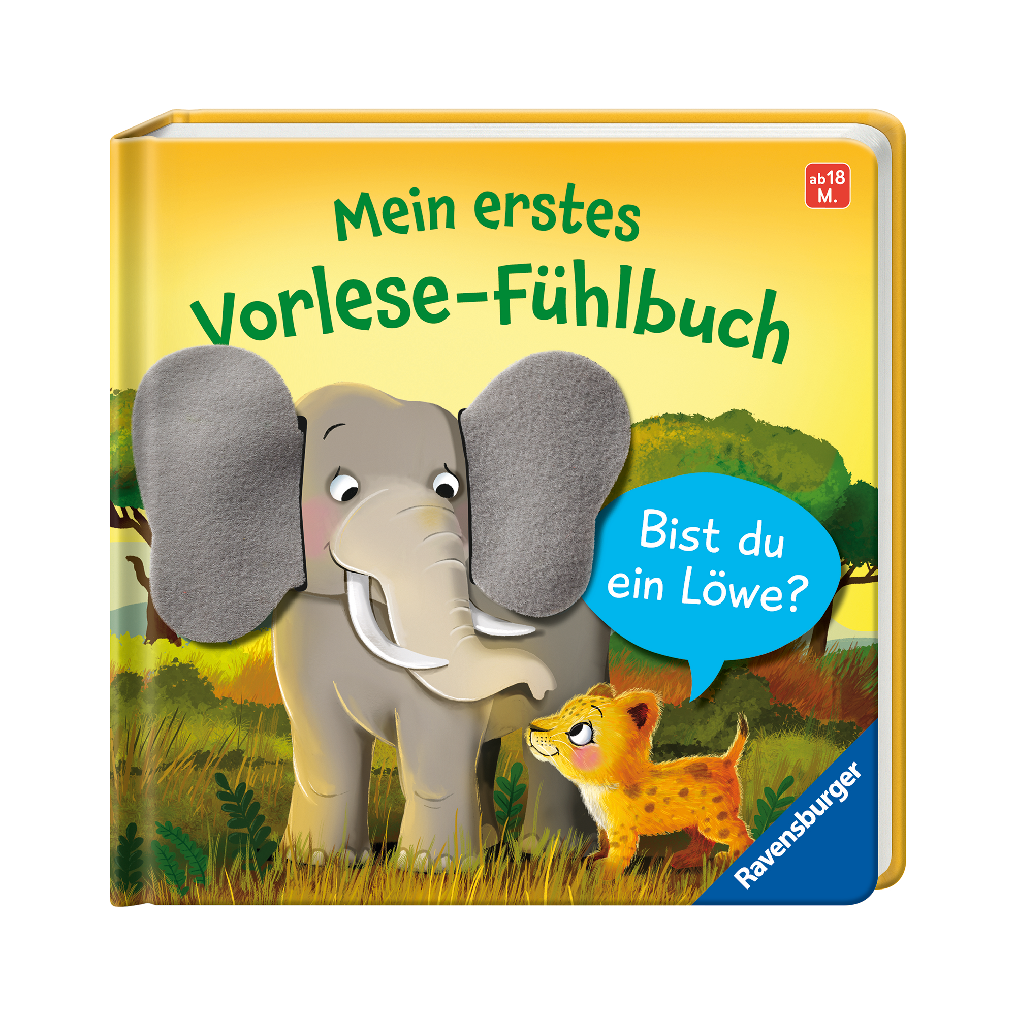 Mein erstes Vorlese-Fühlbuch: Bist du ein Löwe? Ravensburger Mehrfarbig 2000584827107 1