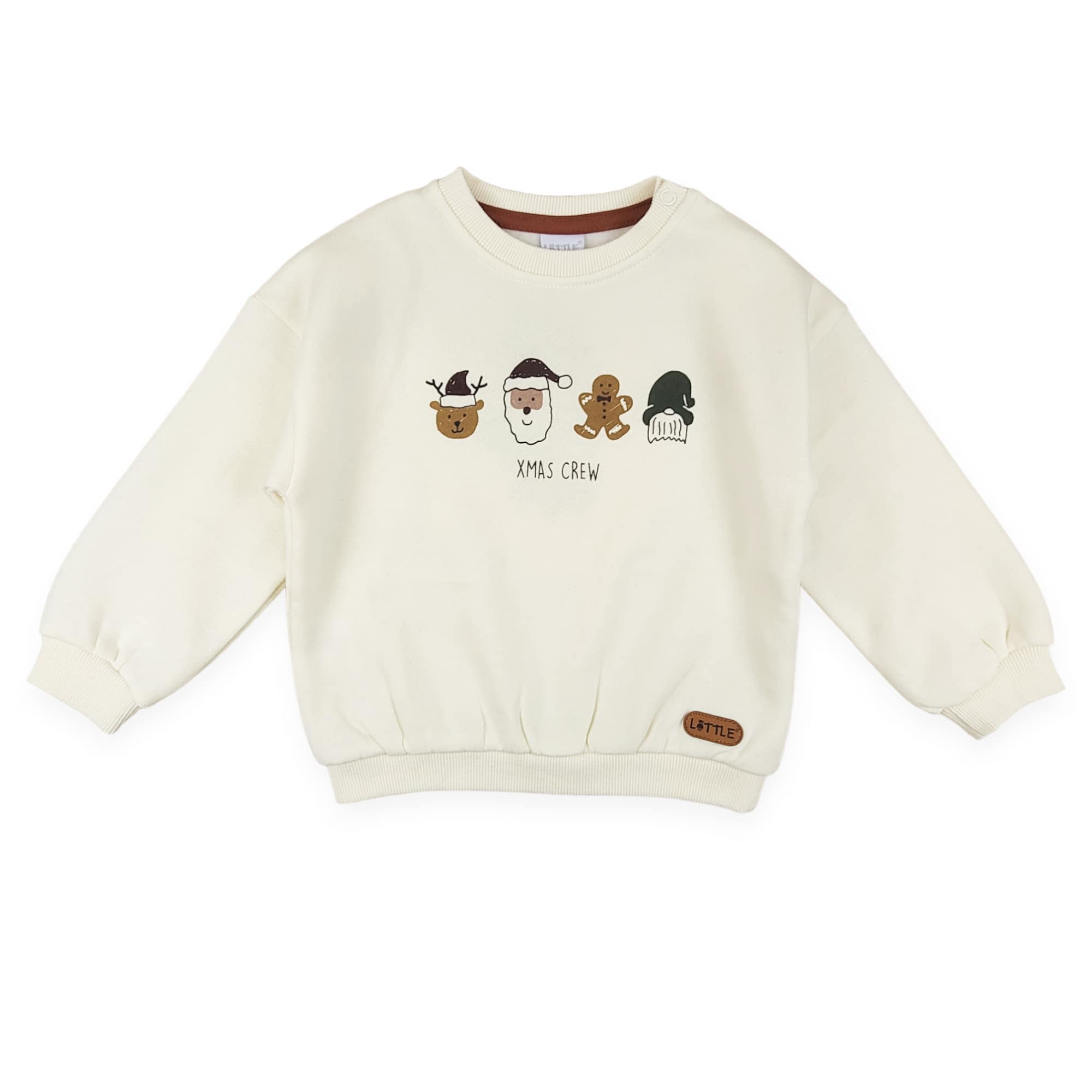 Sweatshirt XMAS CREW LITTLE Weiß M2000585131302 1