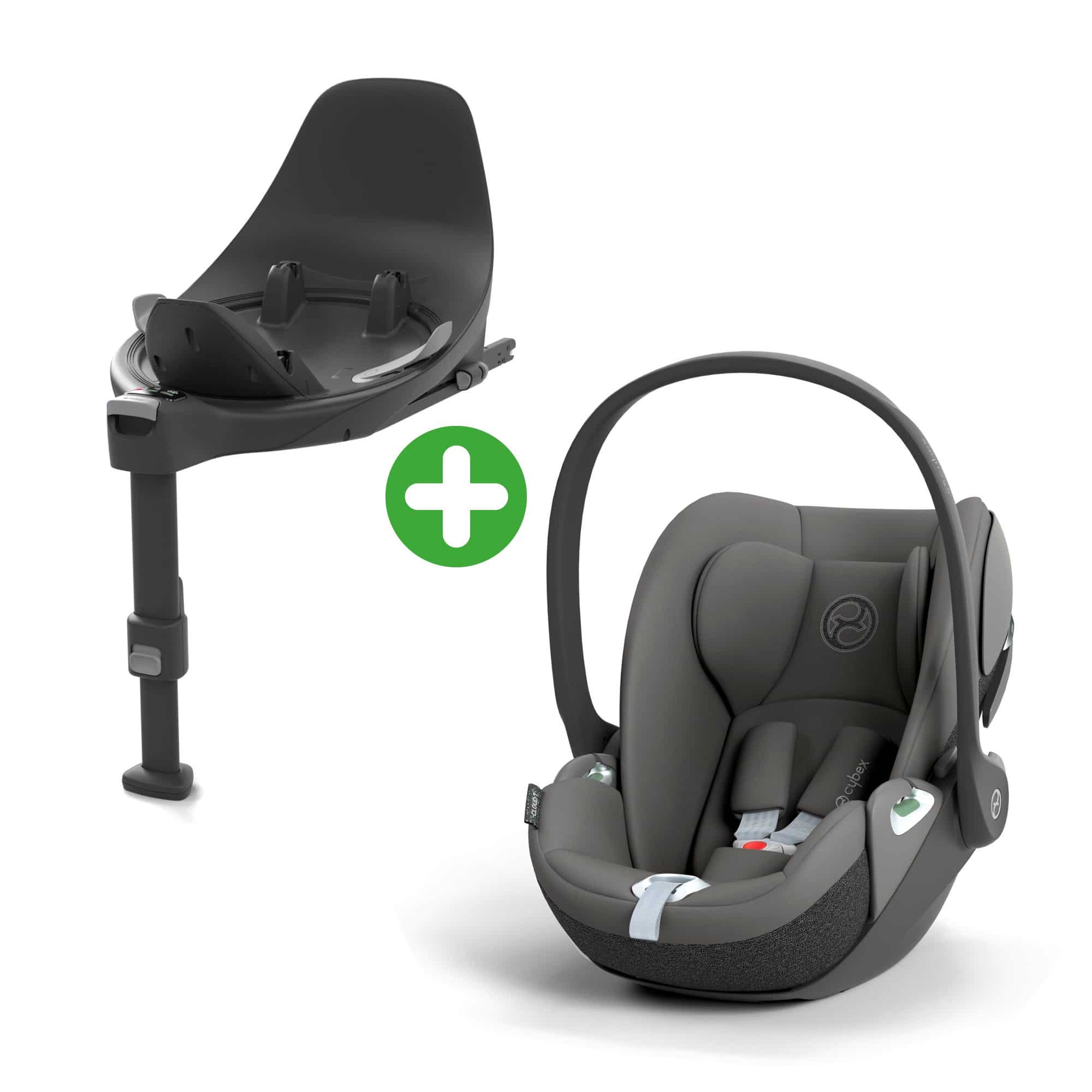 Set Cloud T i-Size Mirage Grey mit Base T Black cybex PLATINUM Grau 9000000000749 1