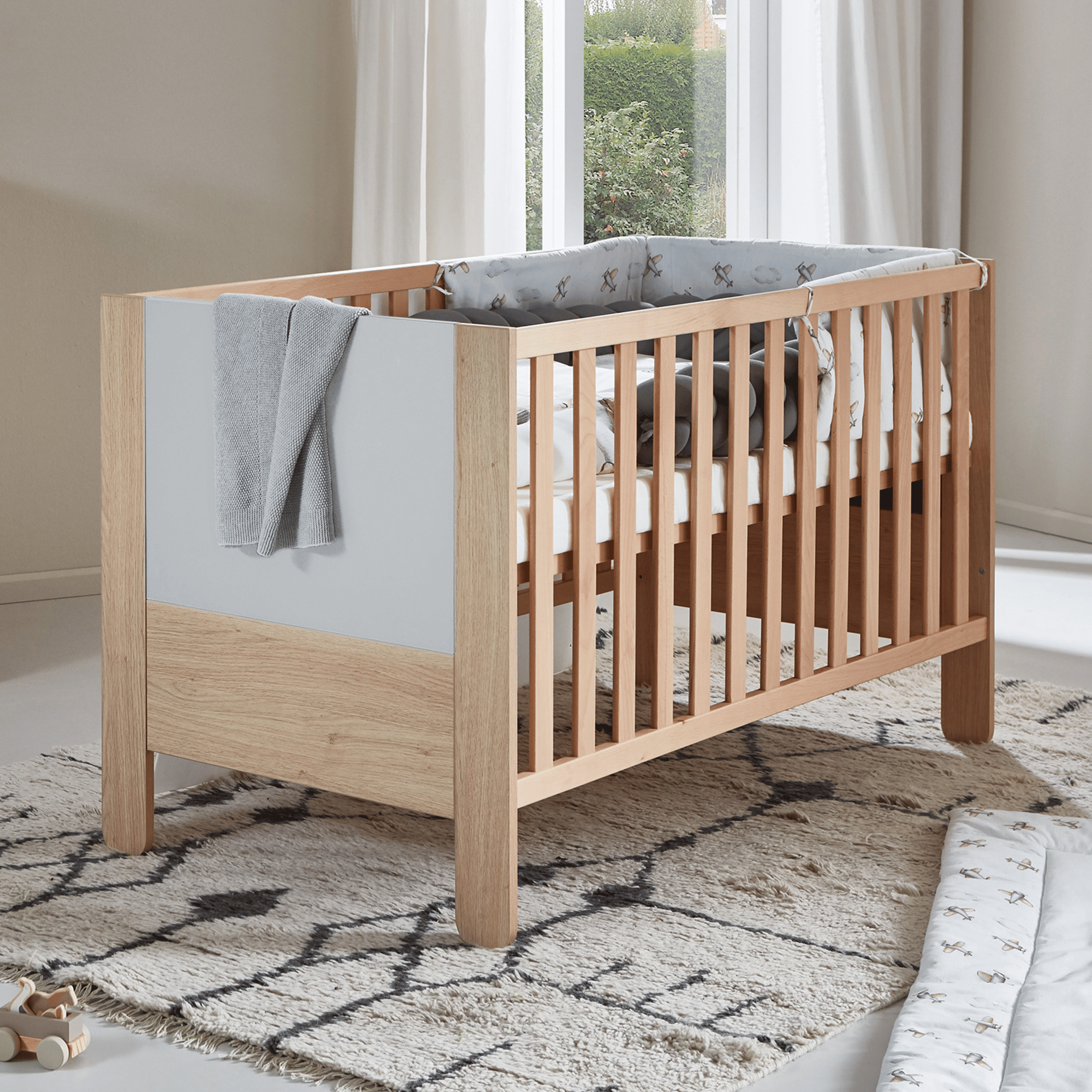 3-teiliges Babyzimmer Cozy Room LITTLE ONE Grau 9000000000701 2