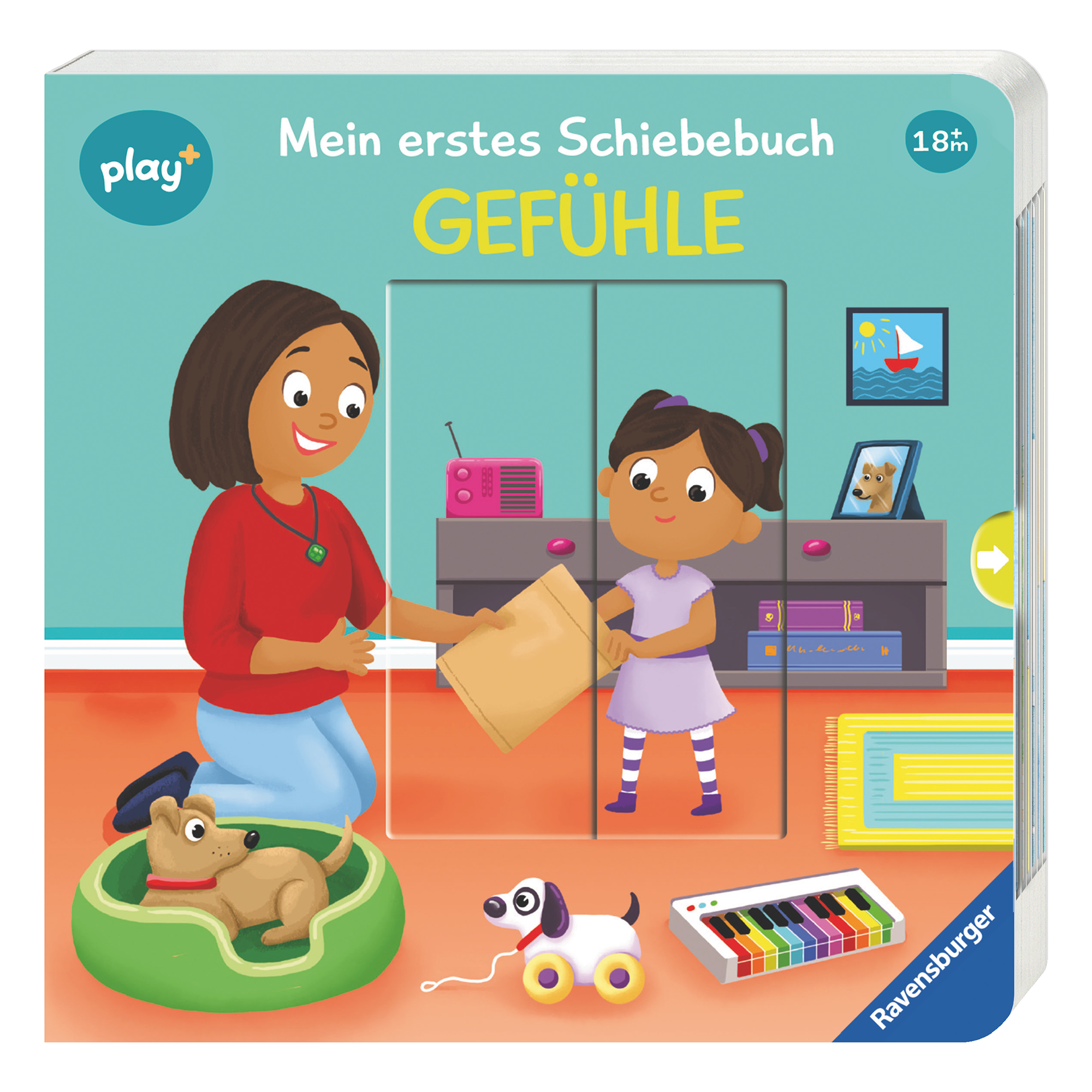 Play+ Mein allererstes Schiebebuch: Gefühle Ravensburger mehrfarbig 2000587403506 1