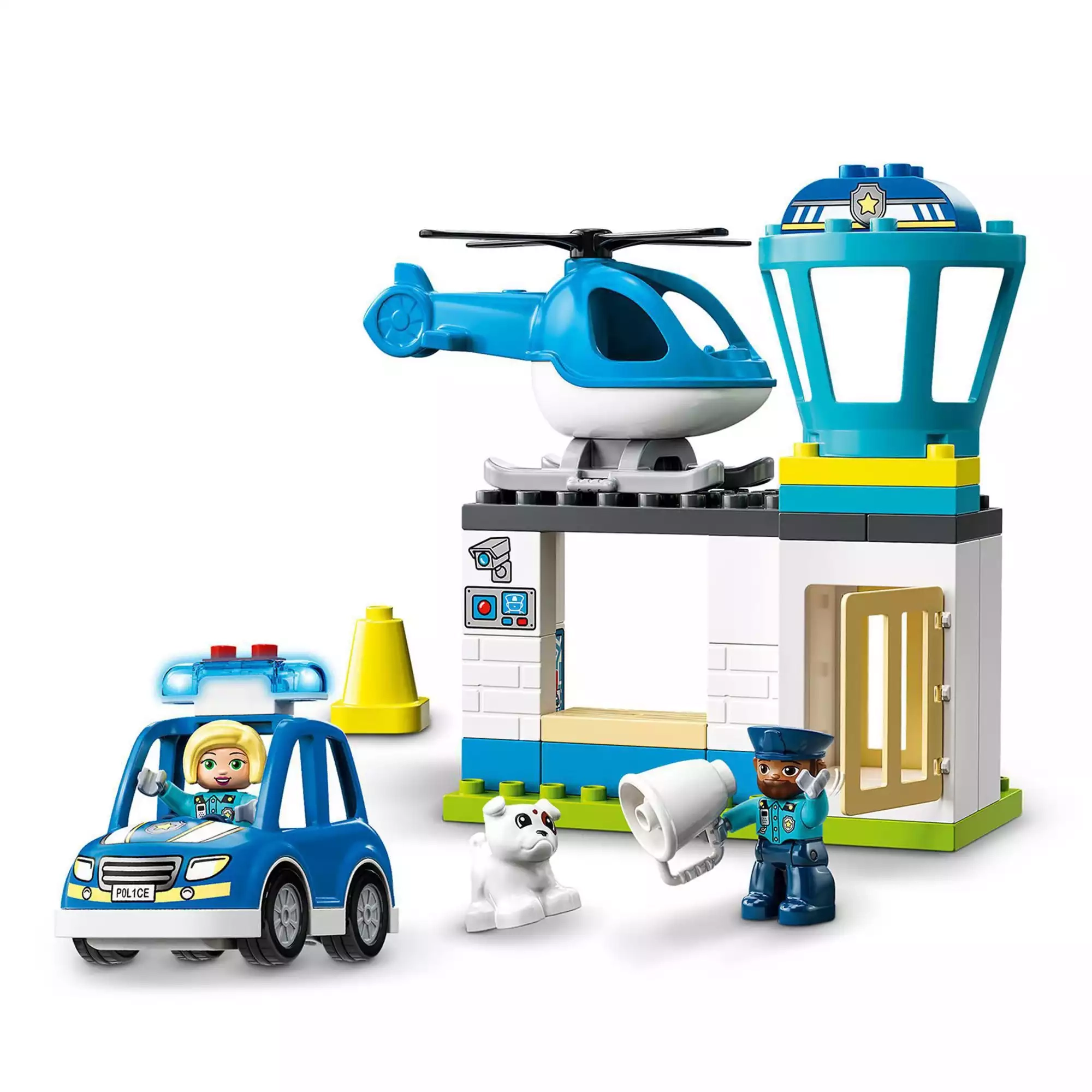 10959 Polizeistation mit Hubschrauber LEGO duplo Blau 2000582874301 1