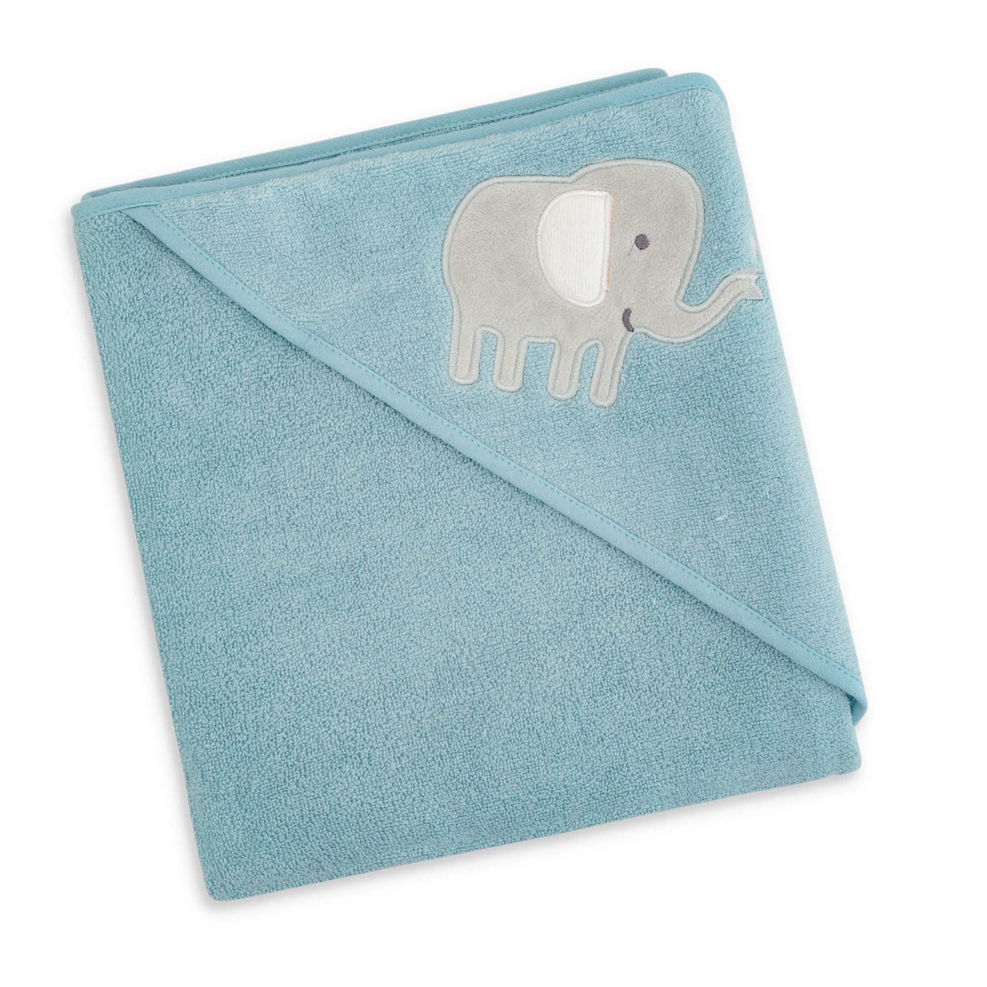 Badetuch Elefant 100x100 cm LITTLE ONE Blau 2000578844448 1