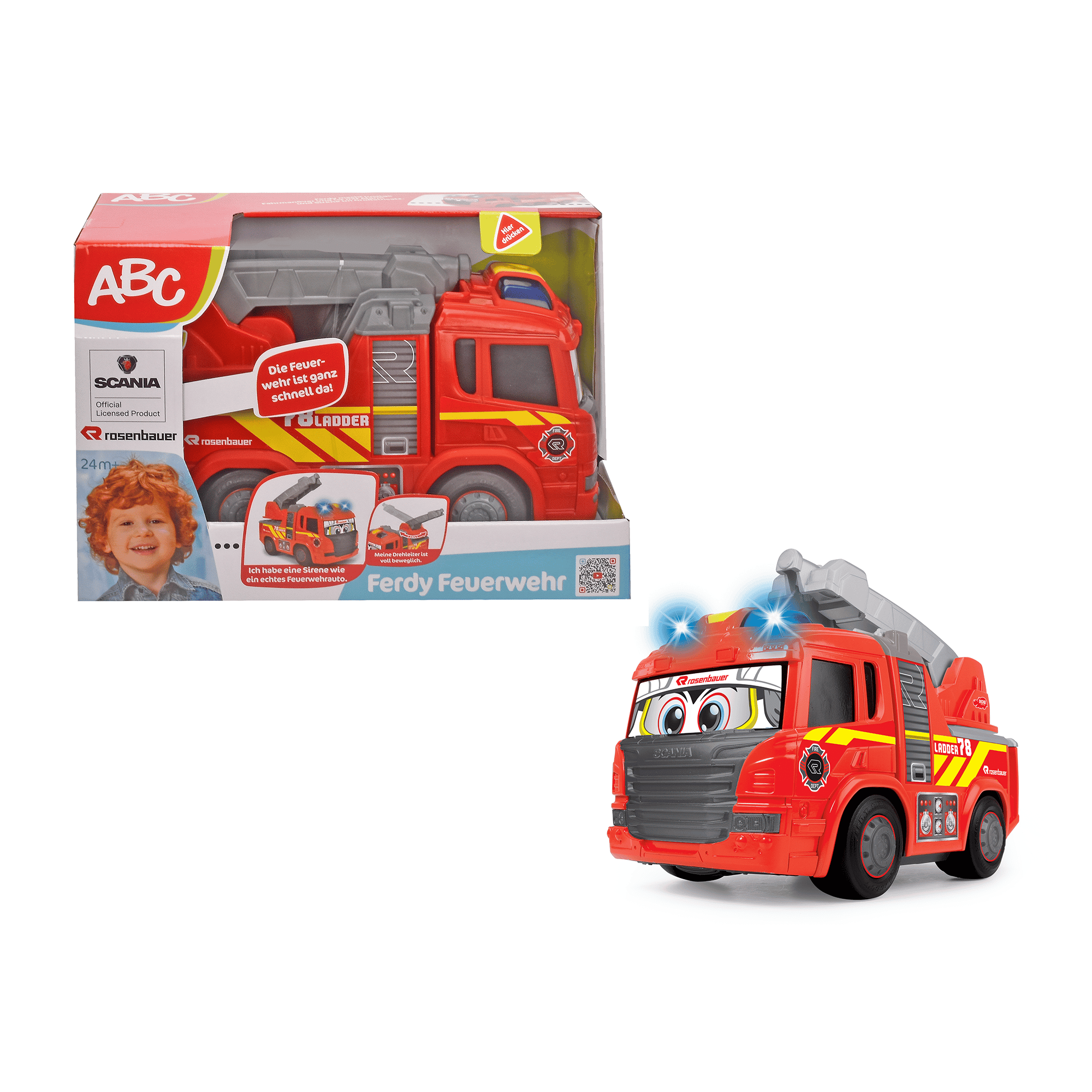 Simba ABC Ferdy Feuerwehr 1, Rot