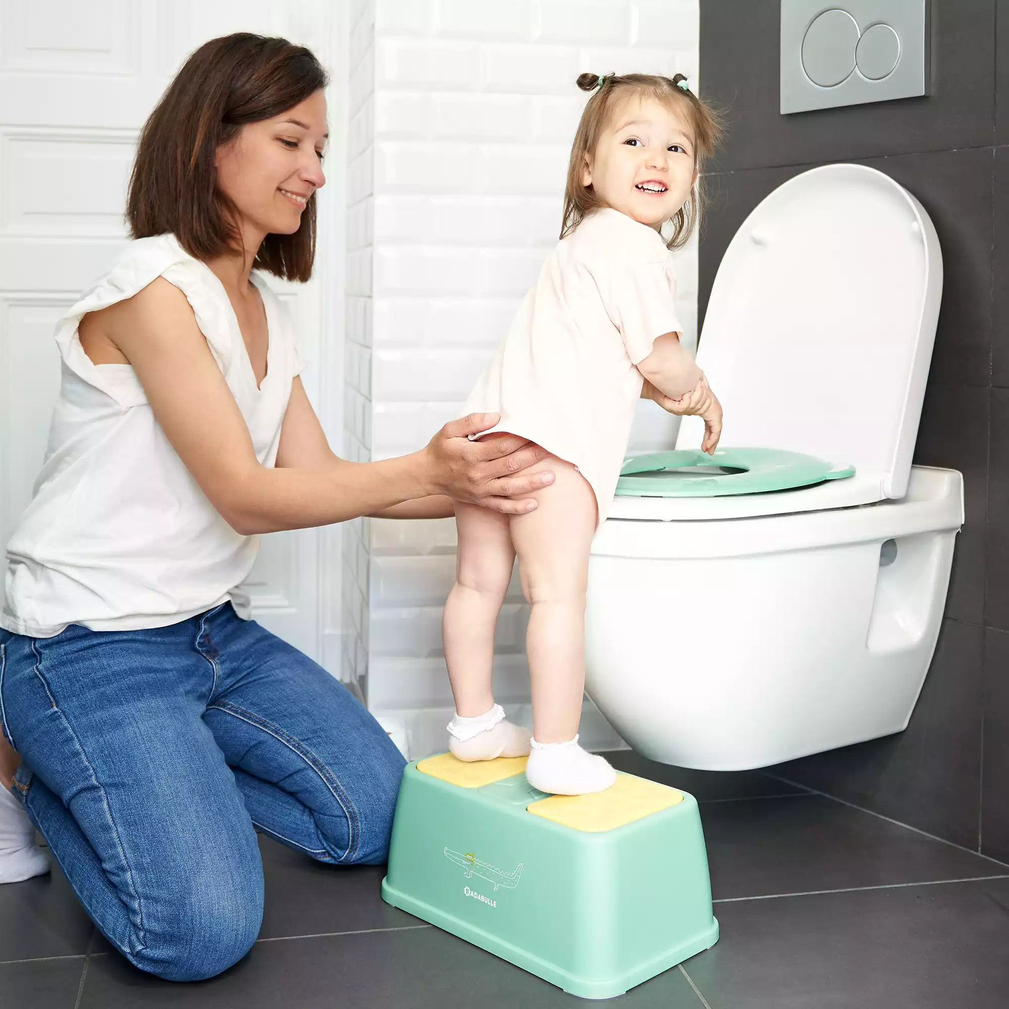 babymoov Faltbarer Toilettensitz | Grün | BabyOne Bär