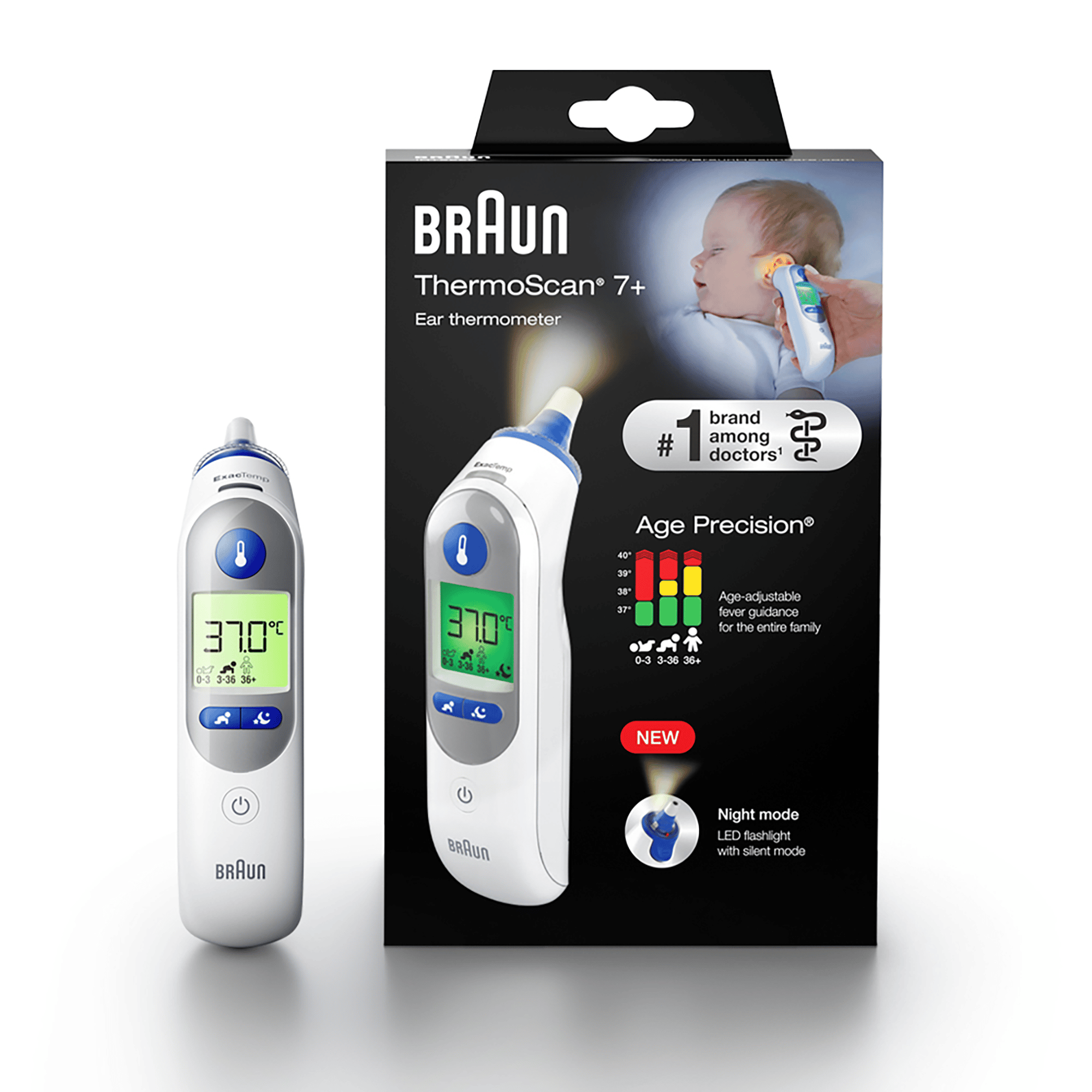 BabyOne 7+ BRAUN | Ohrthermometer ThermoScan®