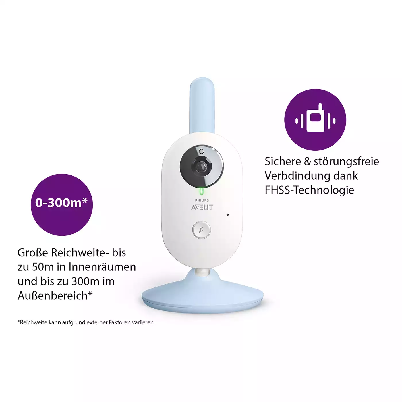 Digitales PHILIPS | | Video-Babyphone AVENT 2024 BabyOne Winterschlussverkauf SCD835/26
